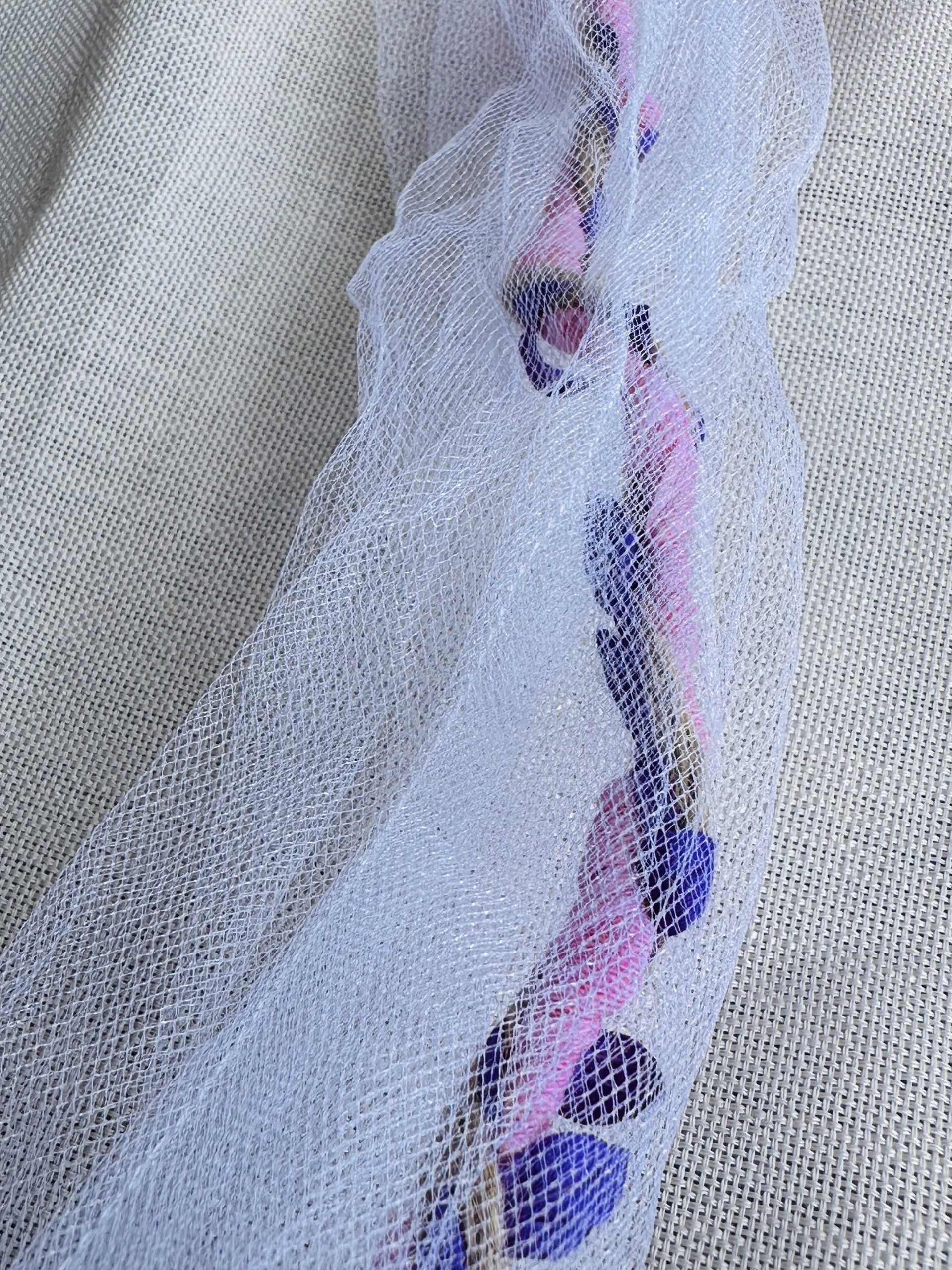 Tül ve Yaprak Detaylı Telli Saç Bandı - Görsel 2