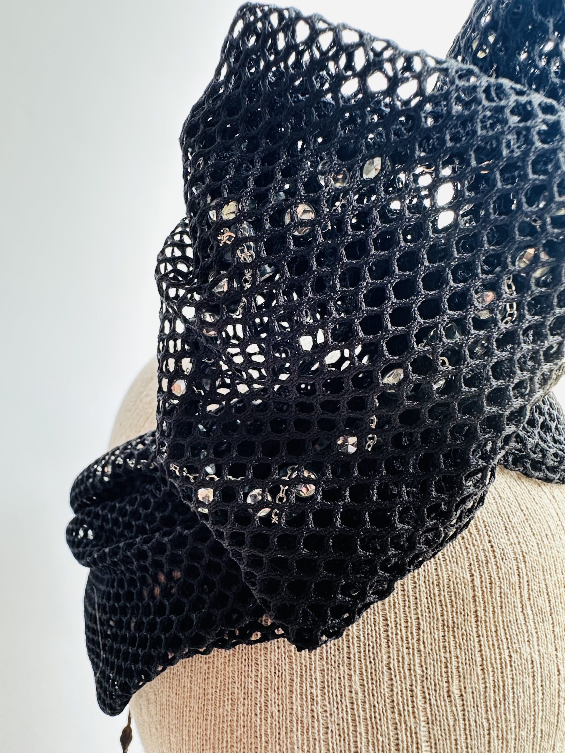 File Taşlı Telli Bandana - Görsel 2