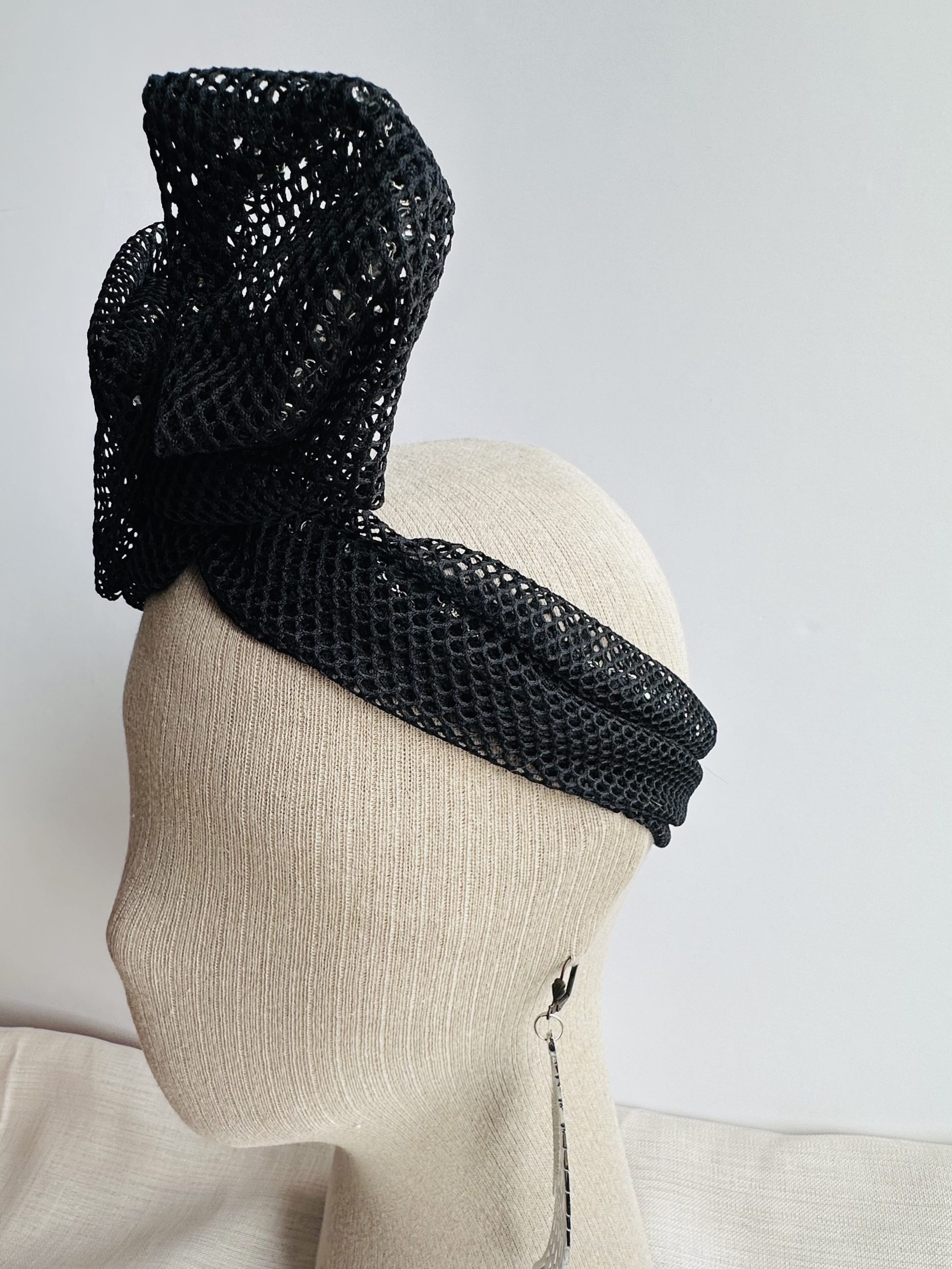 File Taşlı Telli Bandana - Görsel 3