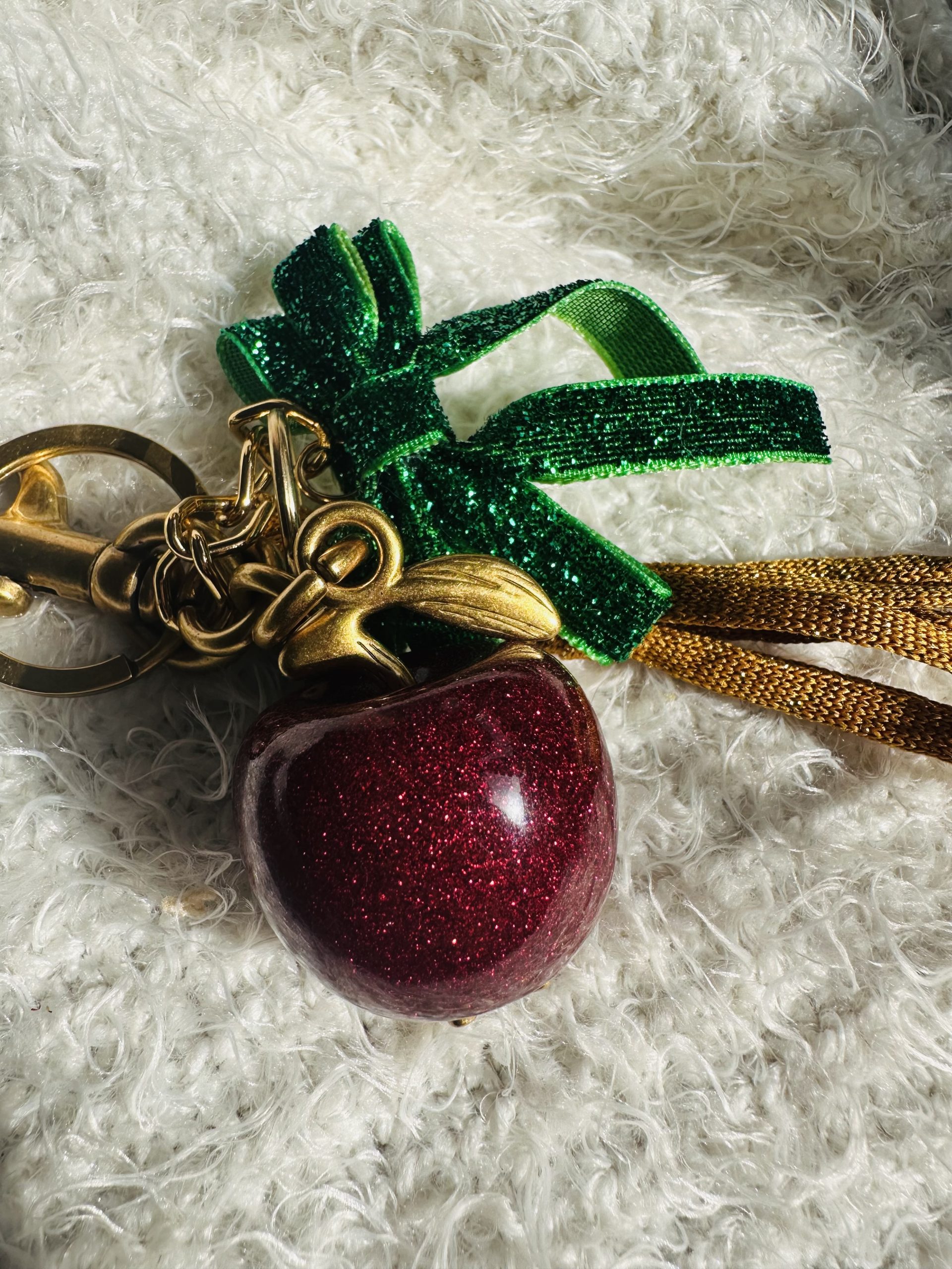 * Poma Amoris * Kırmızı Elma Çanta Charm - Görsel 4