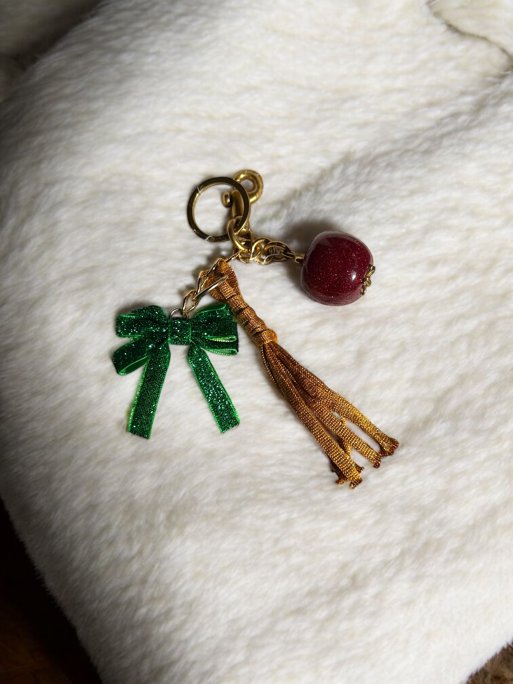 * Poma Amoris * Kırmızı Elma Çanta Charm - Görsel 3