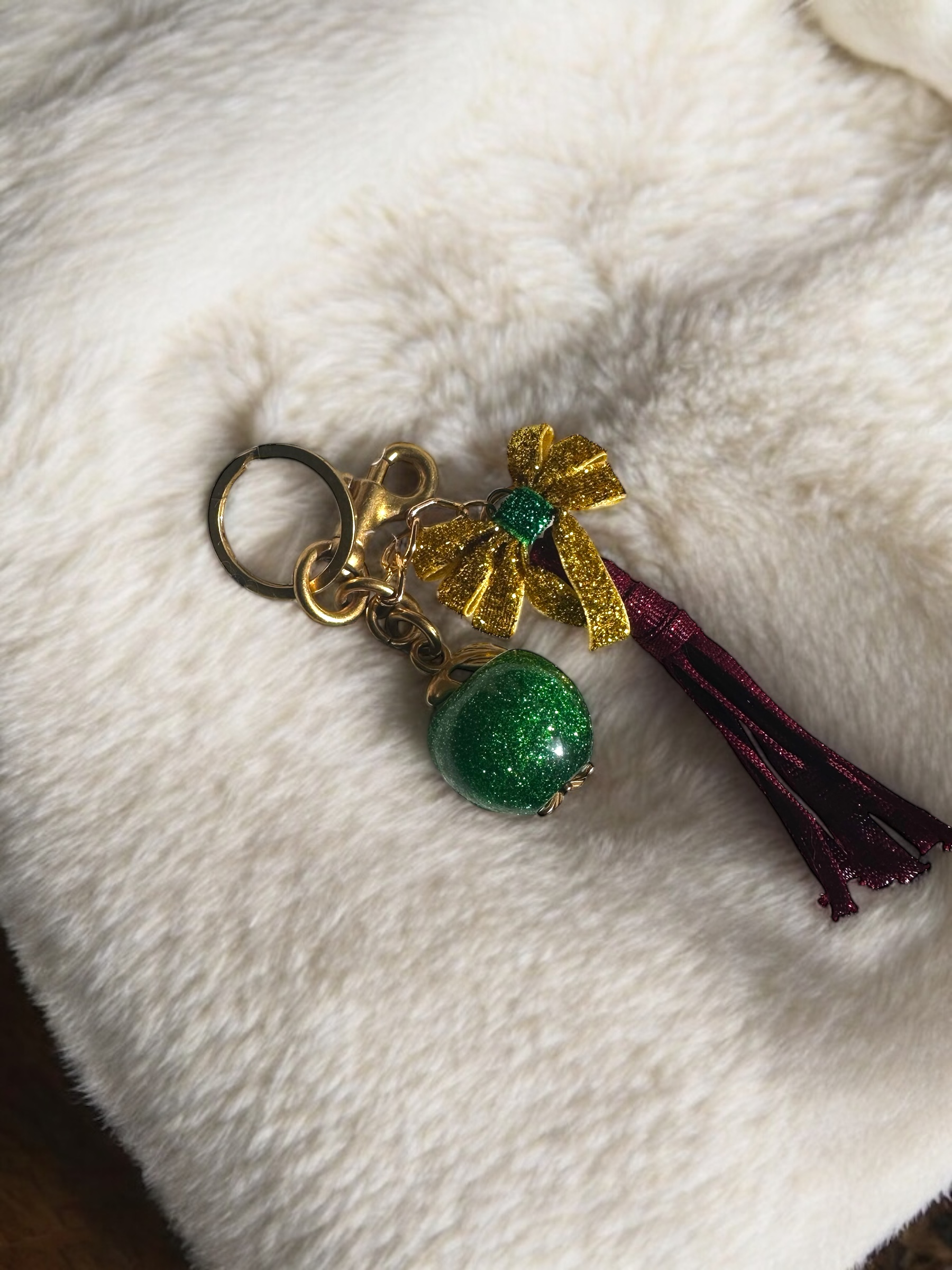 *Viridis Spes* Yeşil Elma Çanta Charm - Görsel 6