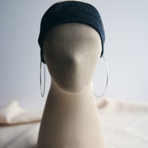 Parlak Sim Detaylı Kalın Saç Bandı