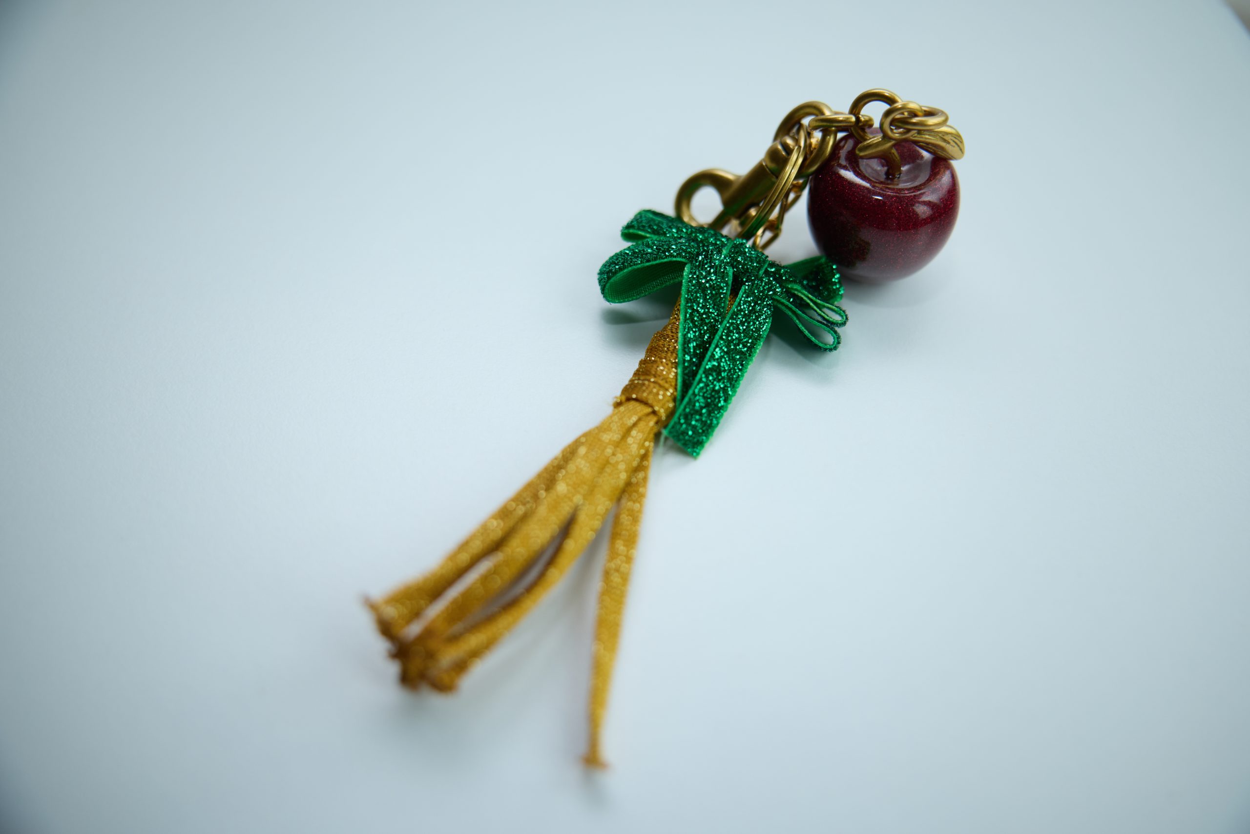 * Poma Amoris * Kırmızı Elma Çanta Charm - Görsel 5