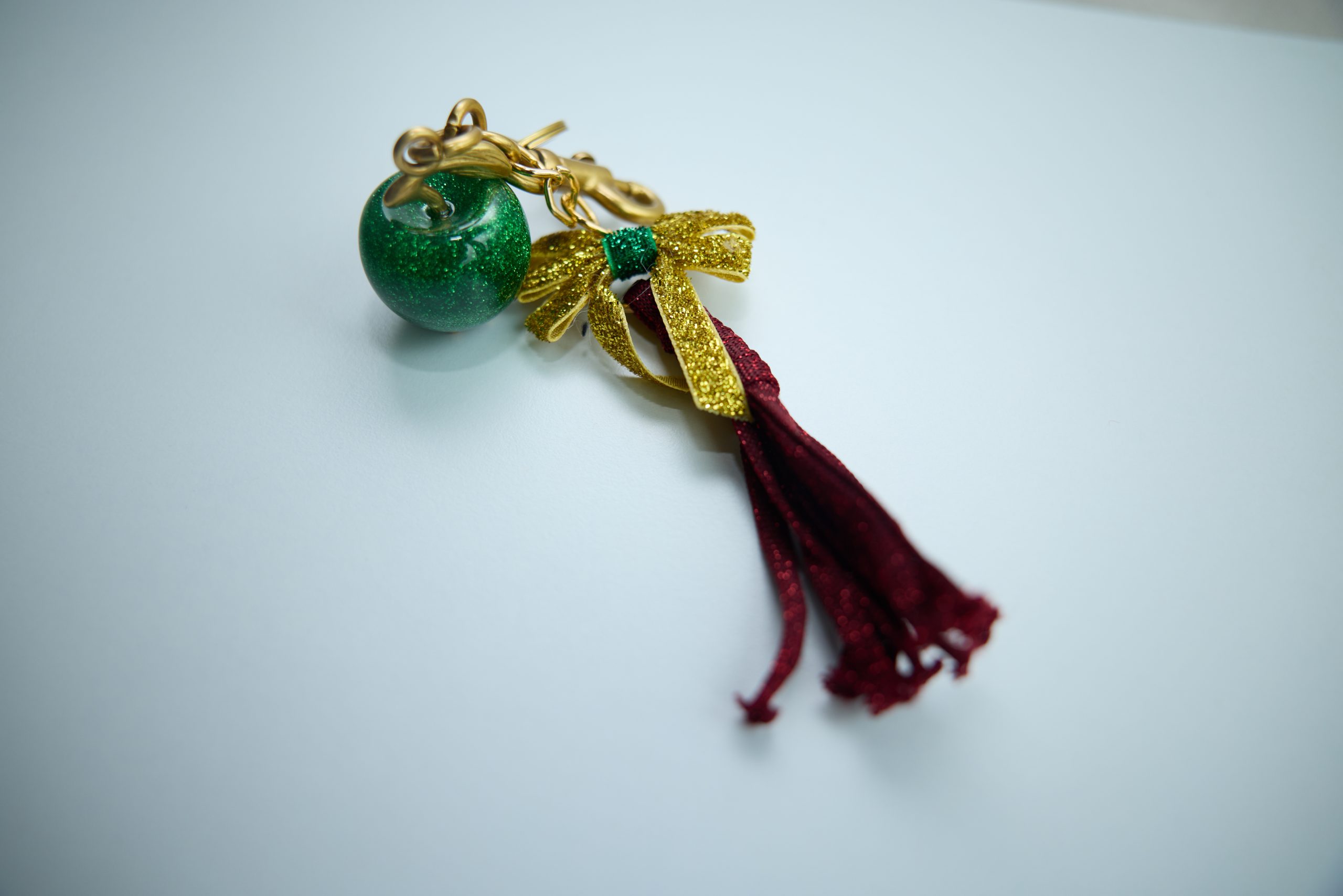 *Viridis Spes* Yeşil Elma Çanta Charm - Görsel 2