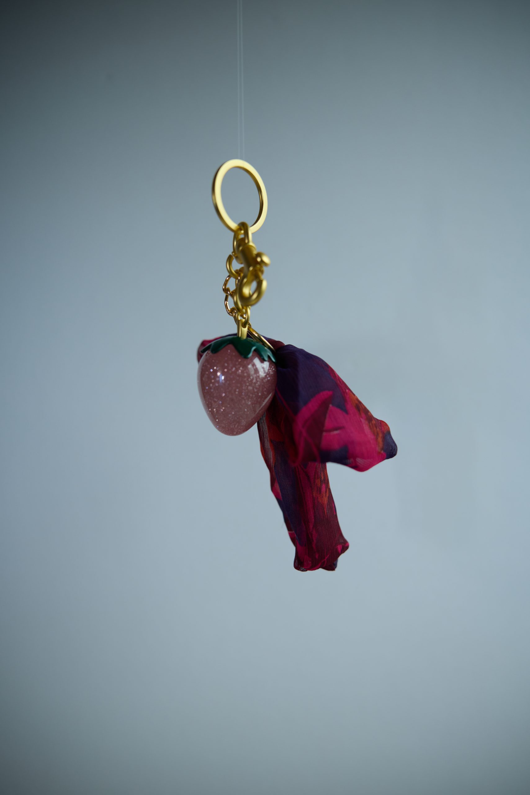 *Fragola Rosa* Pembe Çilek Çanta charm - Görsel 3