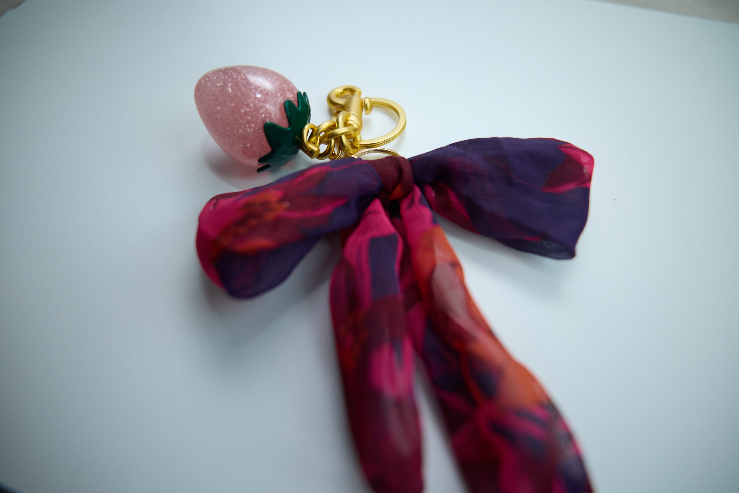 *Fragola Rosa* Pembe Çilek Çanta charm - Görsel 2