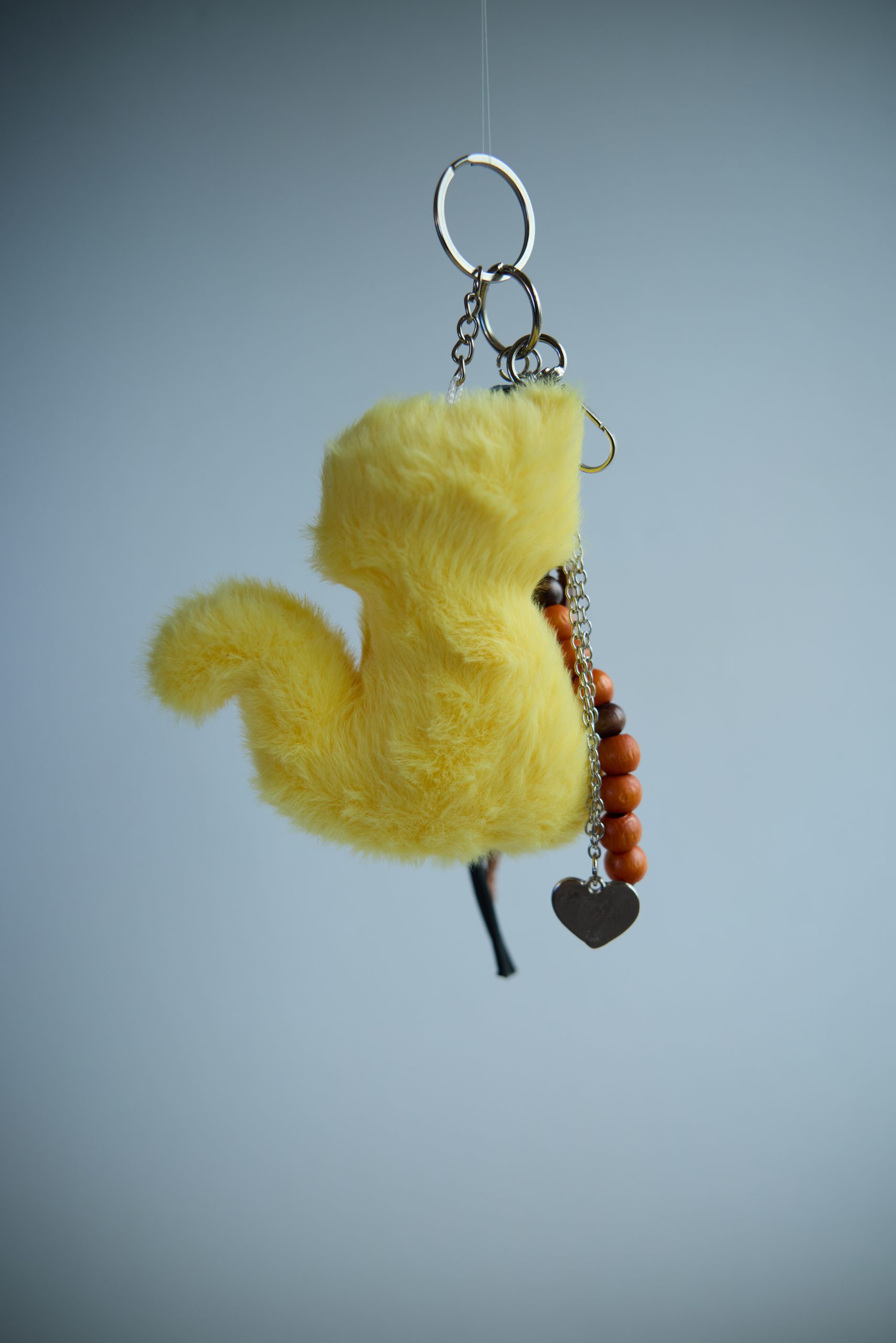 *Felina Solis* Peluş Kedi Çanta Charm - Görsel 3