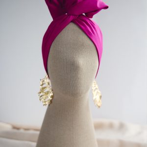 Fuşya Telli Saç Bandı