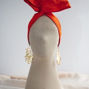 Turuncu Telli Saç Bandı