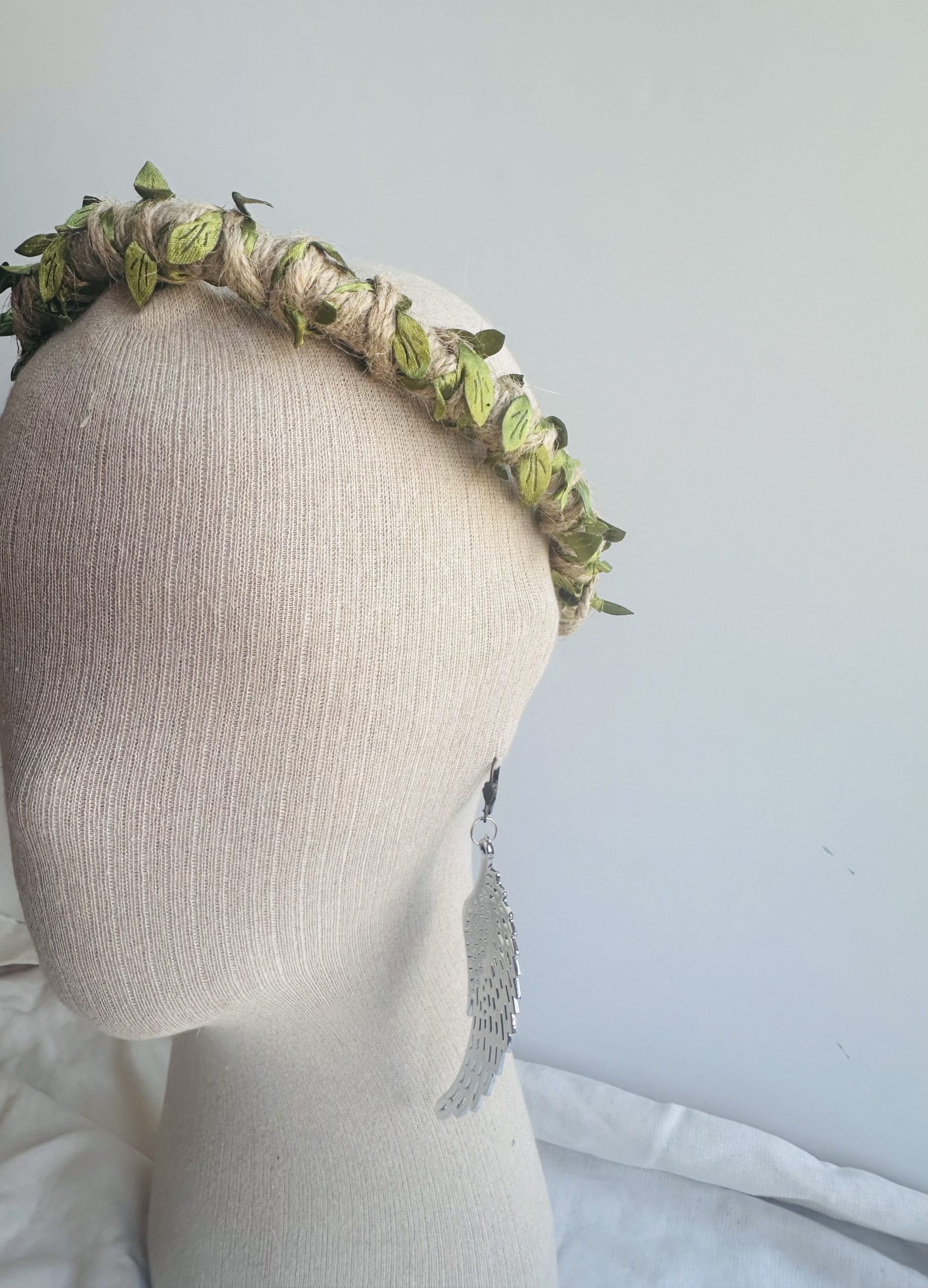 “Corona Virentis” Yaprak Detaylı Taç Sarı Yeşil - Görsel 6