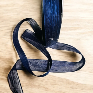 Lacivert Keten Kurdele 1 metre