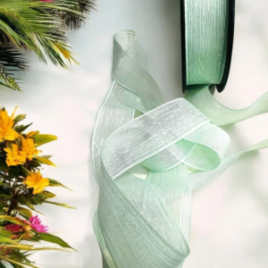 Nil Yeşili Keten Kurdele 1 metre