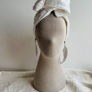 * Selvara * Payet ve İnci Çift Taraflı Telli Saç Bandı