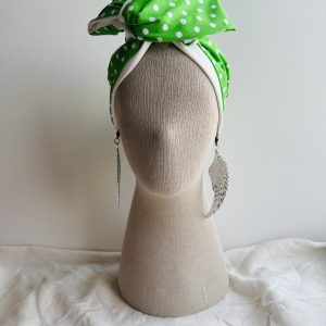 * Viridiana * Puantiyeli Çift Taraflı Telli Saç Bandı