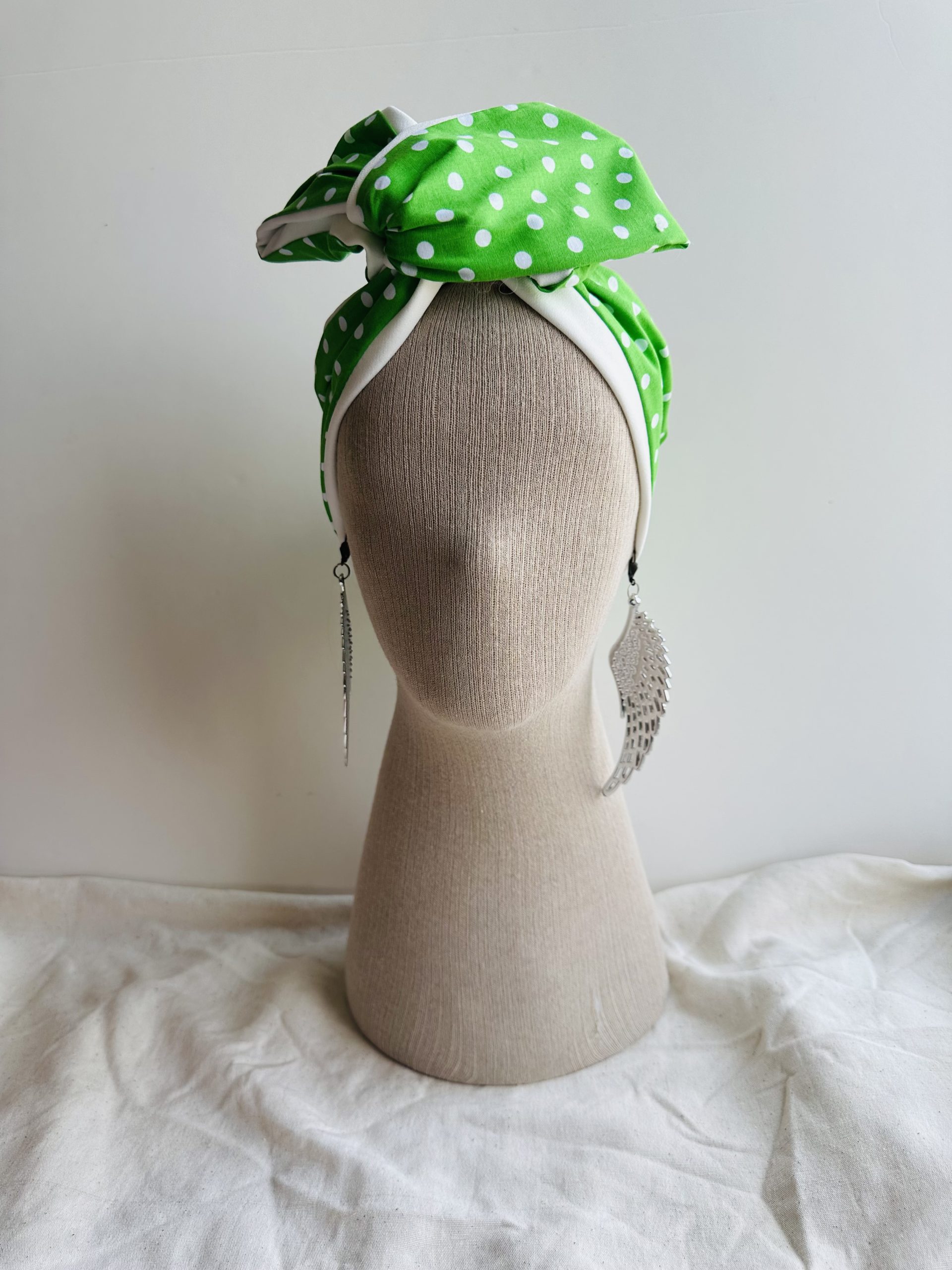 * Viridiana * Puantiyeli Çift Taraflı Telli Saç Bandı