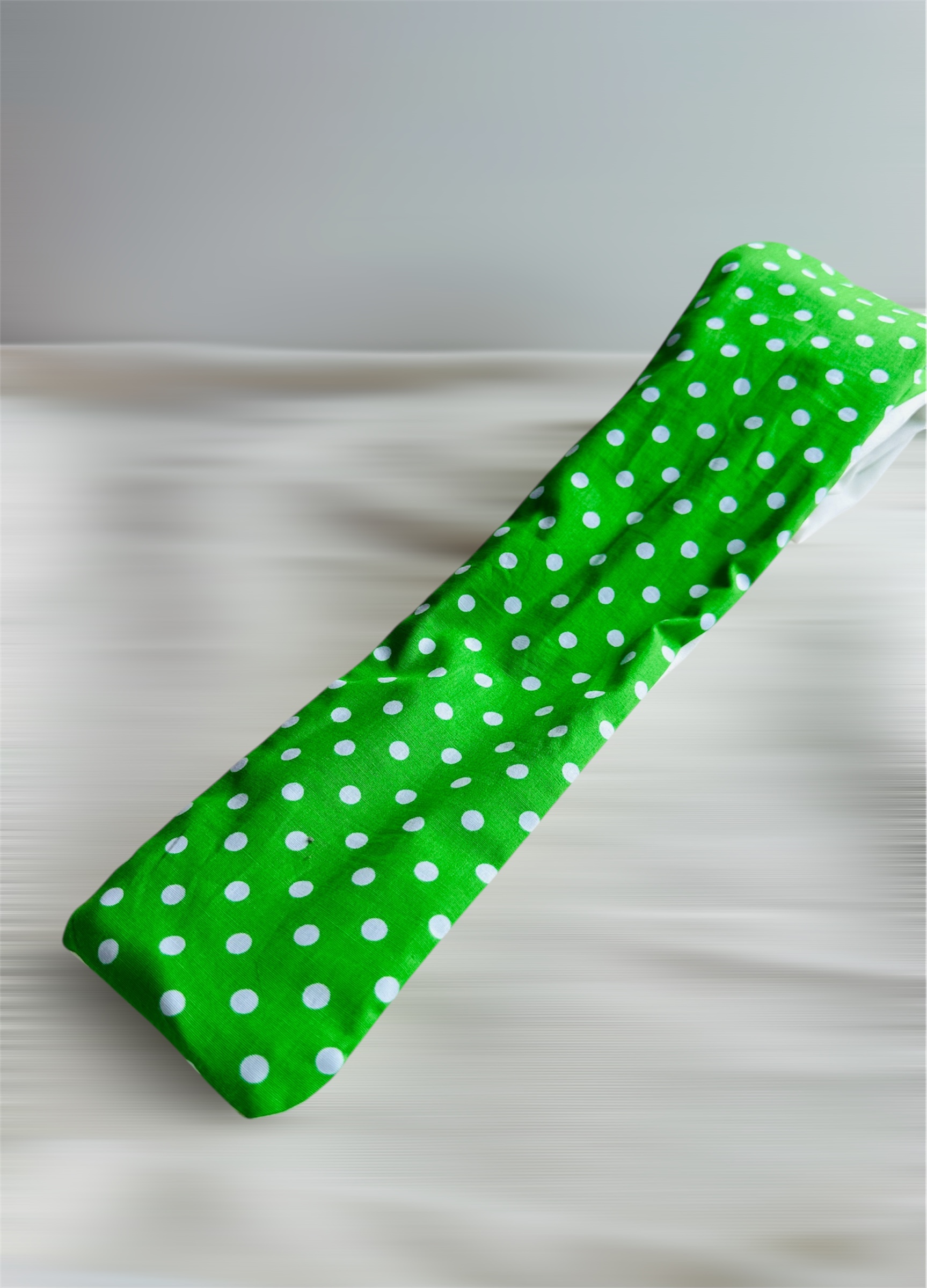 * Viridiana * Puantiyeli Çift Taraflı Telli Saç Bandı - Görsel 4