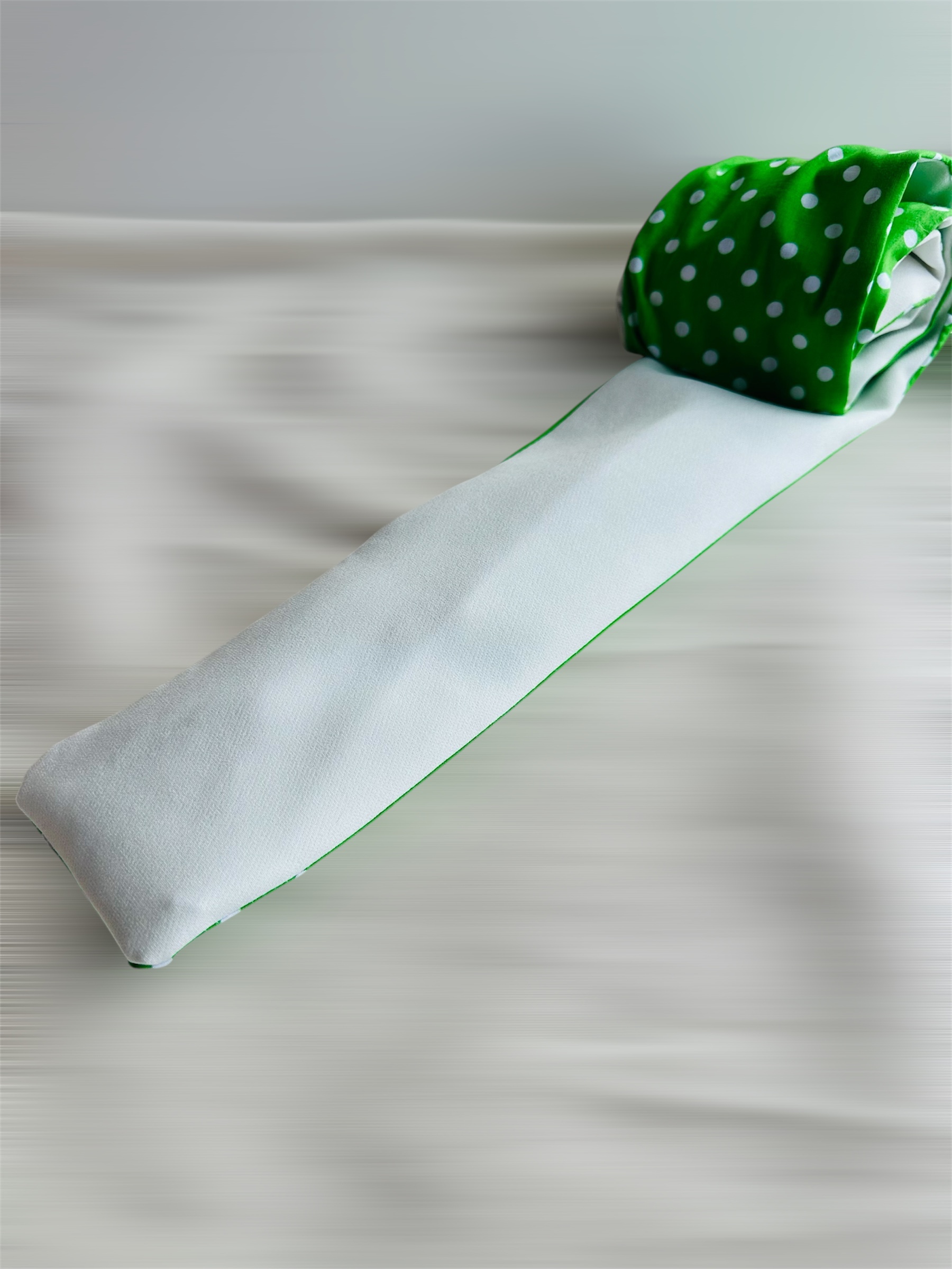 * Viridiana * Puantiyeli Çift Taraflı Telli Saç Bandı - Görsel 2