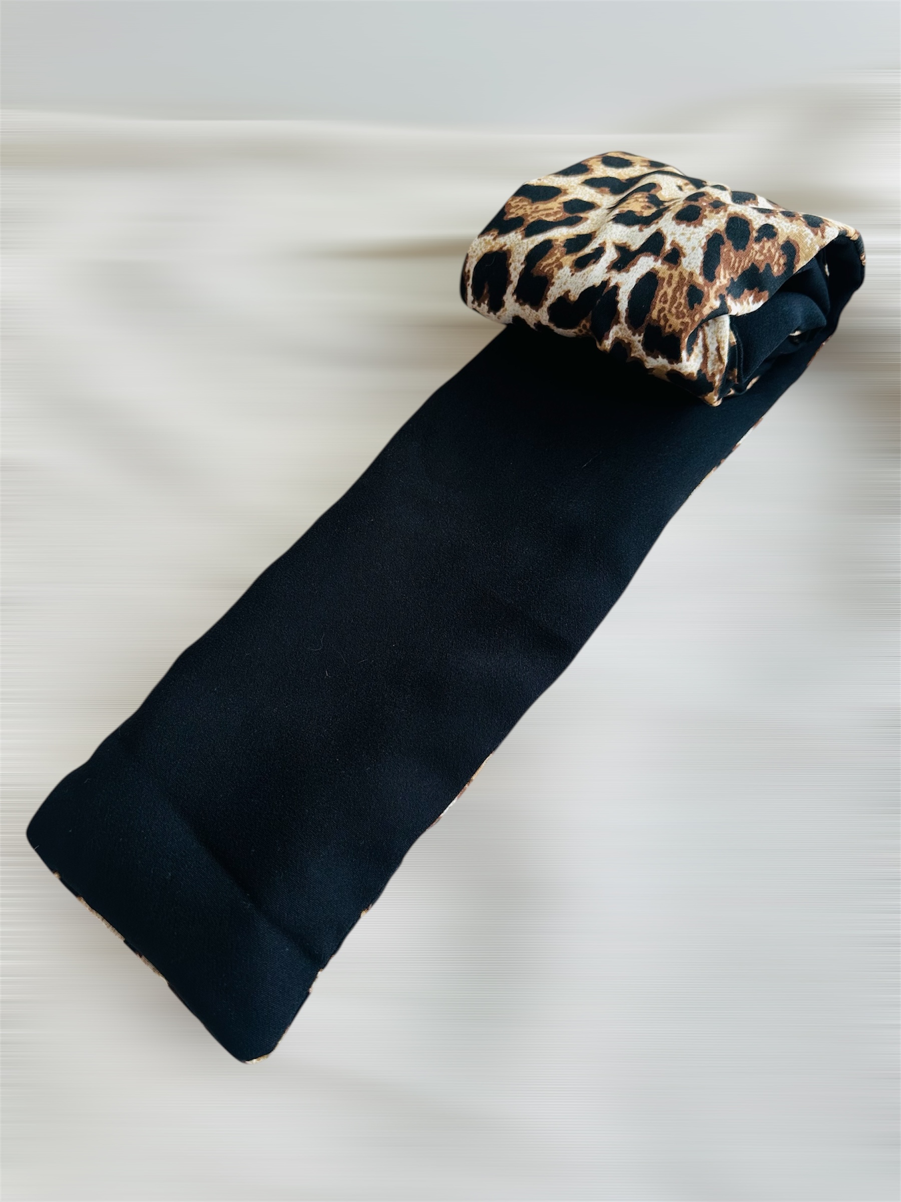 *Obscura Fera * Leopar Çift Taraflı Telli Saç Bandı - Görsel 2