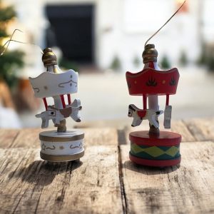 3 Boyutlu Atlı Karınca Yılbaşı Ağacı Süsü 2 Adet