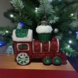 3 Boyutlu Yılbaşı Tren Yılbaşı Ağacı Süsü