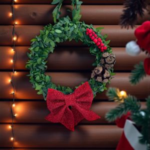 Yılbaşı Çelenk kokina Süs Çelenk