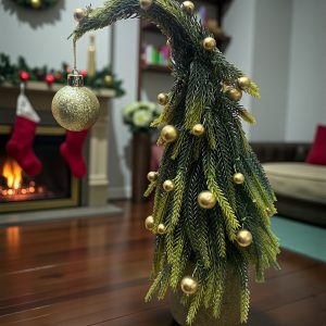 Minyatür Yılbaşı ağacı Yılbaşı ağacı masa süsü 35 cm