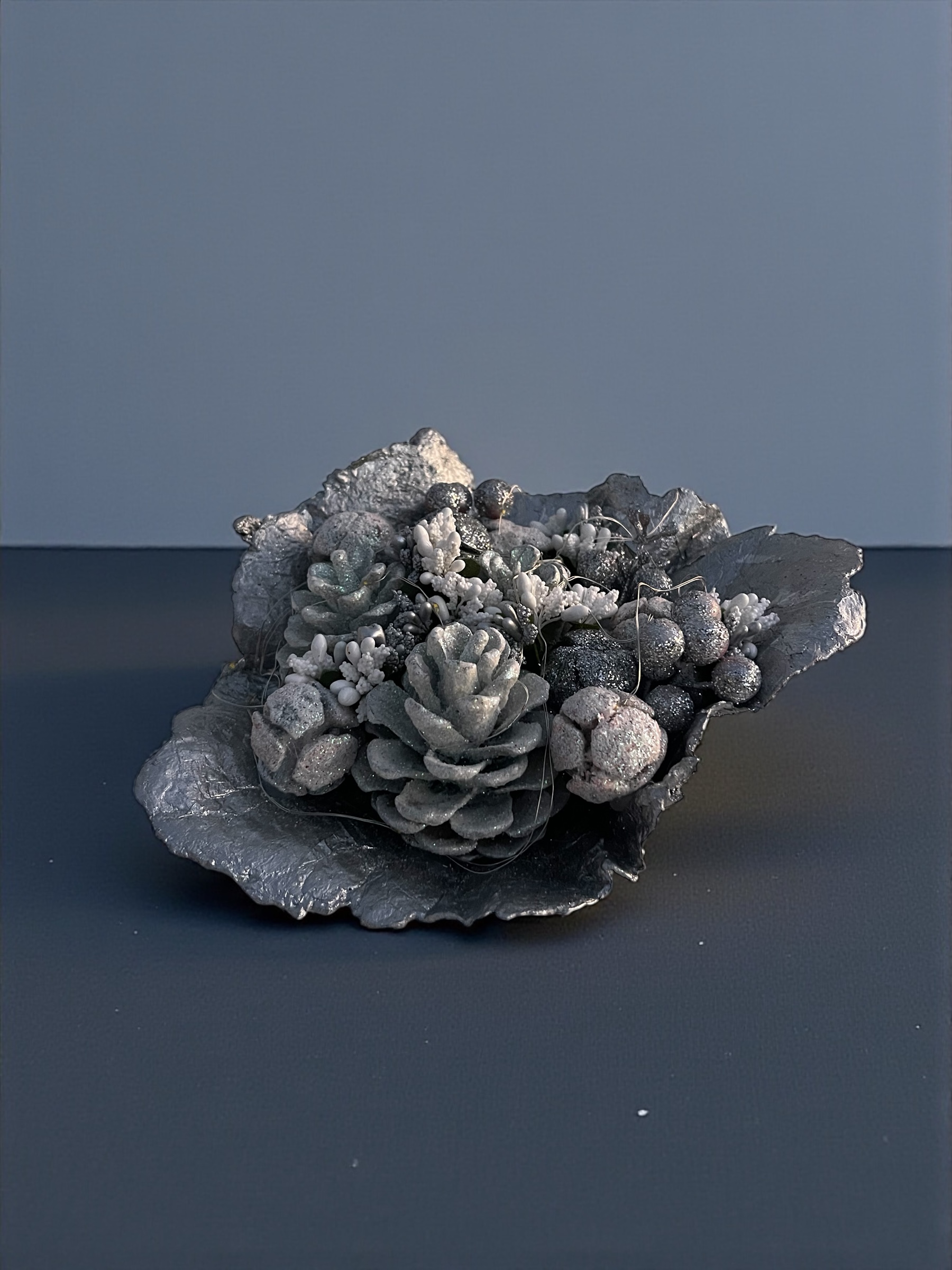 Silva Lumen Bowl Gümüş Yılbaşı Kase 25x22 cm - Görsel 6