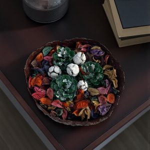 Flora Nidus Aureum Doğal çiçek kase 20x20x10 cm