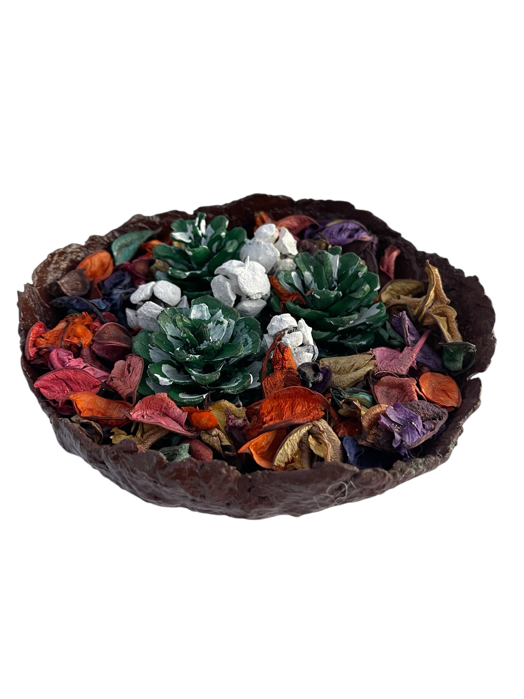 Flora Nidus Aureum Doğal çiçek kase 20x20x10 cm - Görsel 2